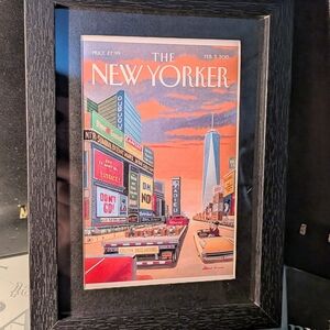 Framed New Yorker Cover Art - New Yorker Postcard Print Of Feb  2015 Cover